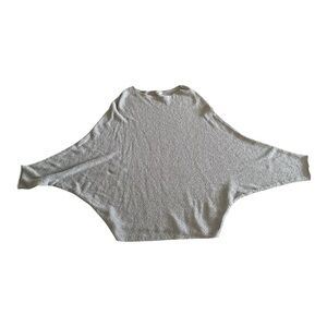 Women's Grey Dolman Sleeve Lightweight Sweater